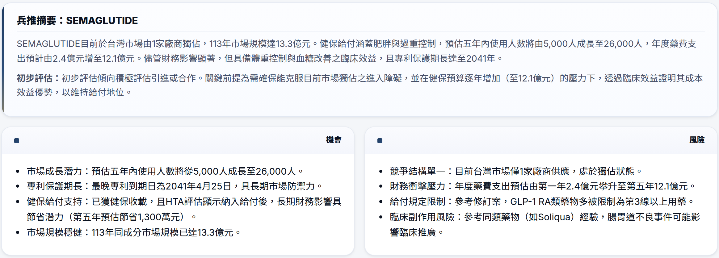 上市兵推——機會與風險(實際產出)